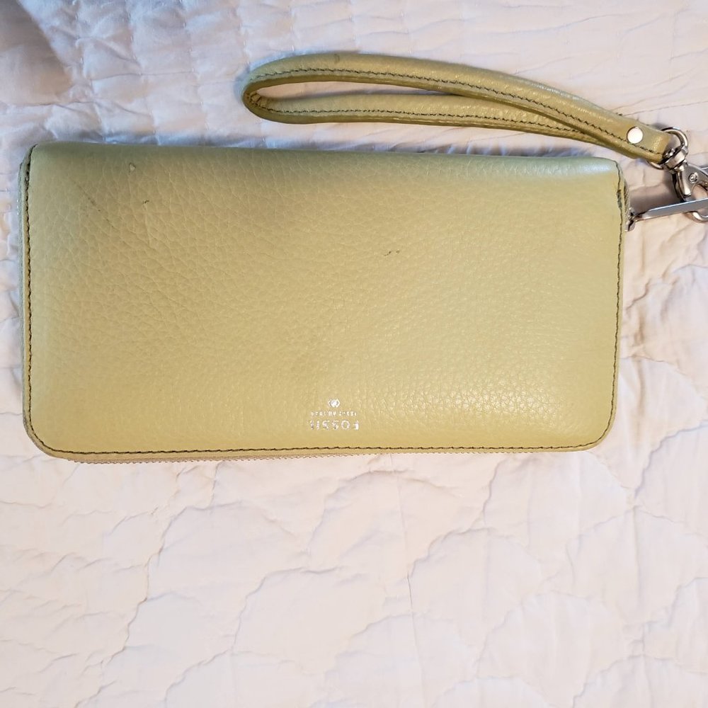 Fossil Tote Bag And Matching Wristlet - image 8